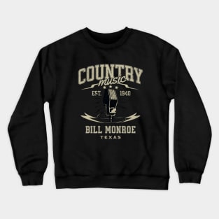 country music microphone singer  v3 Crewneck Sweatshirt